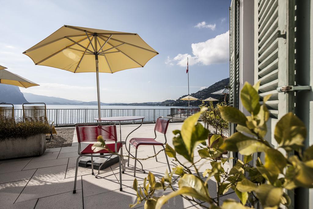 Hotel Terrasse Am See Vitznau Eksteriør bilde