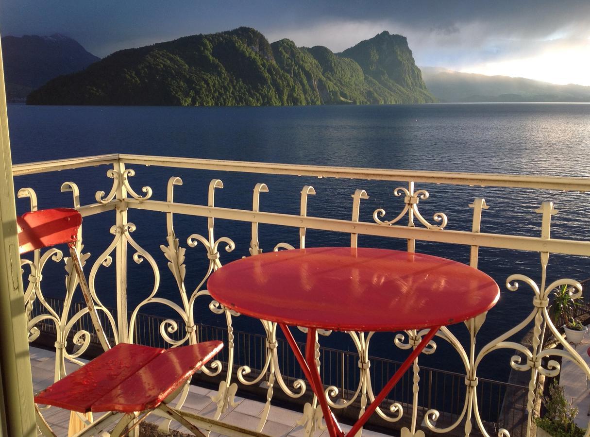 Hotel Terrasse Am See Vitznau Eksteriør bilde